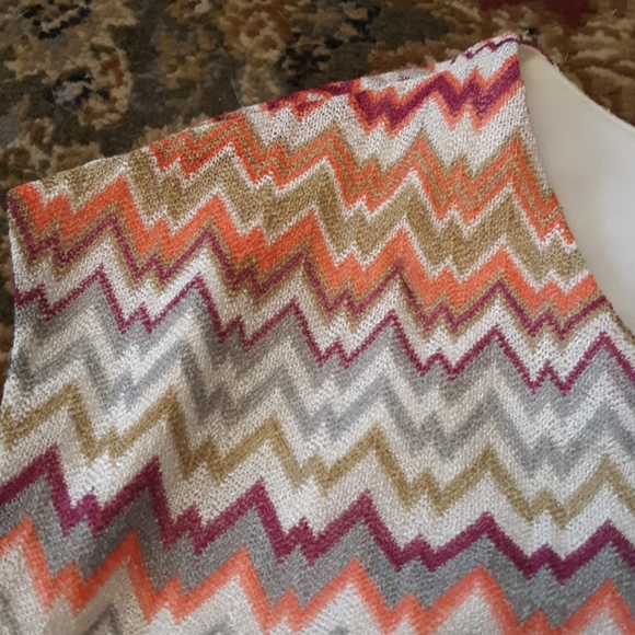 Adorable stretchy chevron dress - Picture 3 of 6